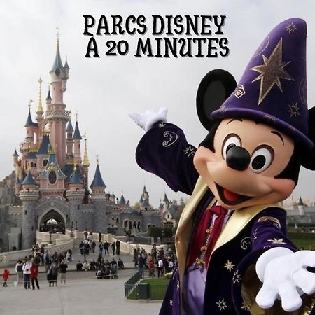 Calme Absolu, Terrasse Et Parking Entre Paris Et Disney Vaires-sur-Marne Exterior foto